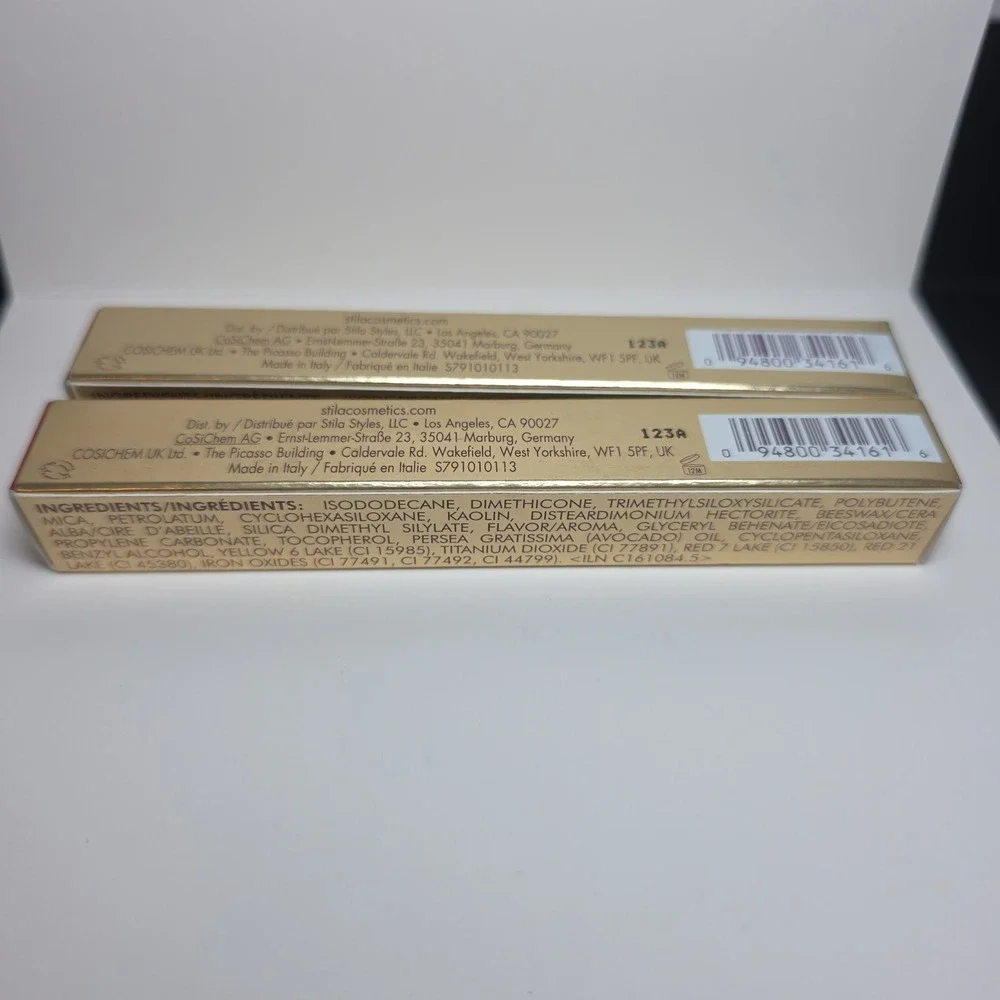 Stila Stay All Day Liquid Lipstick NIB Fiery Set Of 2